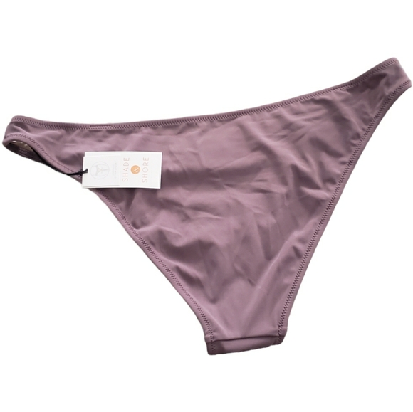 NWT WOMEN'S SHADE & SHORE CHEEKY BIKINI BOTTOMS IN DUSK - Picture 2 of 7
